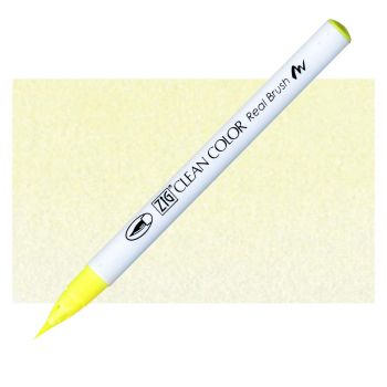 Kuretake Zig Clean Color Brush Marker Fluorescent Yellow