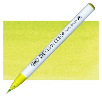 Kuretake Zig Clean Color Brush Marker Yellow Green