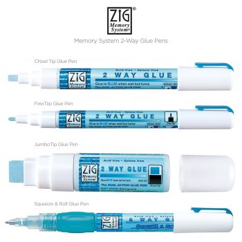 Kuretake Zig Memory System 2-Way Glue Pens