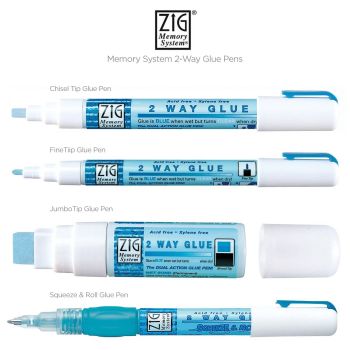 Kuretake Zig Memory System 2-Way Glue Pens