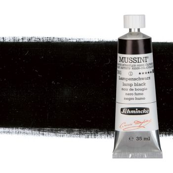 Schmincke Mussini Oil Color 35ml - Lamp Black