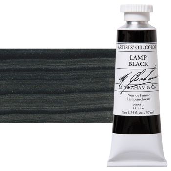 M. Graham Oil Color 37ml - Lamp Black