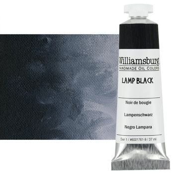 Williamsburg Handmade Oil Paint 37 ml - Lamp Black 