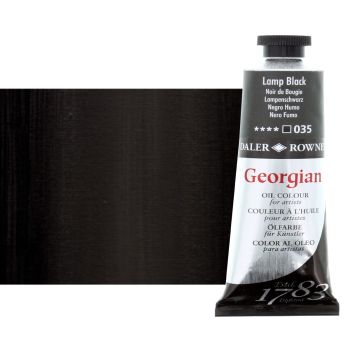 Daler-Rowney Georgian Oil Color 38ml Tube - Lamp Black
