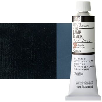 Holbein Extra-Fine Artists' Oil Color 40 ml Tube - Lamp Black