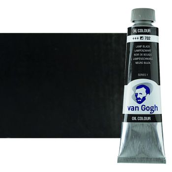 Van Gogh Oil Color, Lamp Black 40ml Tube