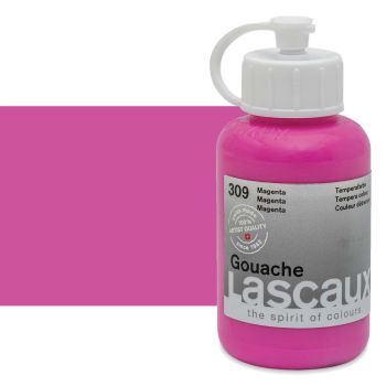 Lascaux Acrylic Gouache Paint Magenta 85ml Bottle