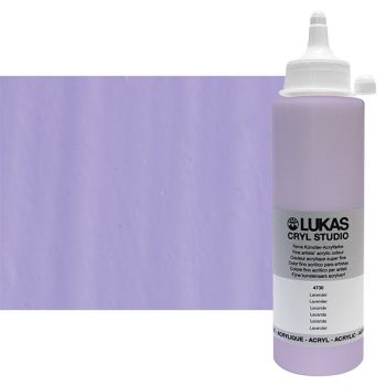 LUKAS CRYL Studio Acrylic Paint - Lavender, 250ml Bottle