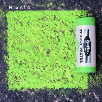 Box of 4 Soho Jumbo Street Pastels Leaf Green