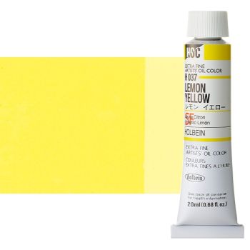 Holbein Extra-Fine Artists' Oil Color 20 ml Tube - Lemon Yellow