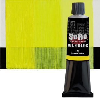 SoHo Artist Oil Color Lemon Yellow 170ml Tube