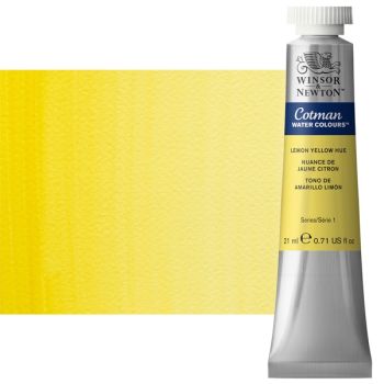 Cotman Watercolor 21 ml Tube - Lemon Yellow Hue