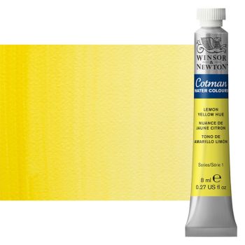 Winsor & Newton Cotman Watercolor 8 ml Tube - Lemon Yellow Hue