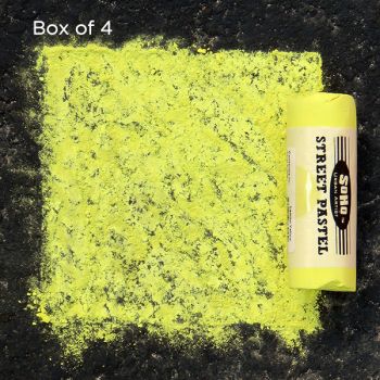 Box of 4 Soho Jumbo Street Pastels Lemon Yellow