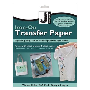 Jacquard Transfer Paper 8.5x11 In 3 Sheet Pack
