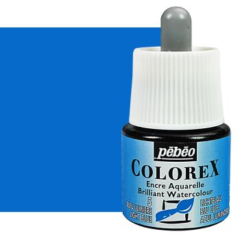 Pebeo Colorex Watercolor Ink Light Blue, 45ml