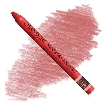Caran d'Ache Neocolor II Water-Soluble Wax Pastels - Light Cadmium Red Hue, No. 560