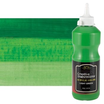 Creative Inspirations Acrylic Paint, Light Green 500ml Bottle