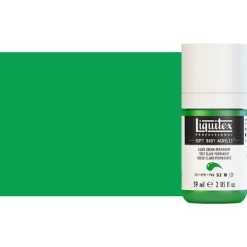 Liquitex Professional Soft Body Acrylic 2oz Light Green Permanent