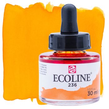 Ecoline Liquid Watercolor 30ml Pipette Jar Light Orange