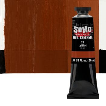 SoHo Artist Oil Color Light Red 50ml Tube