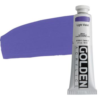 GOLDEN Heavy Body Acrylics - Light Violet, 2oz Tube