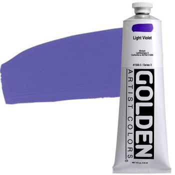 GOLDEN Heavy Body Acrylics - Light Violet, 5oz Tube