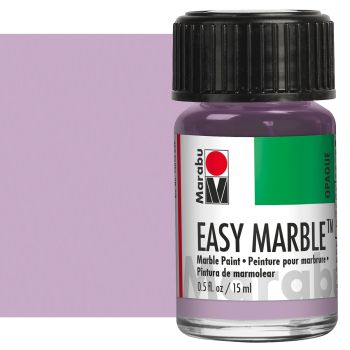 Marabu Easy Marble Lilac Paint, 15ml