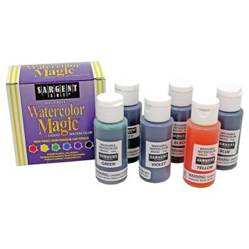 Sargent Art 6pc 1oz Washable Watercolor Magic Boxed Set