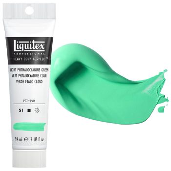 Liquitex Heavy Body Acrylic - Light Phthalocyanine Green, 2oz Tube