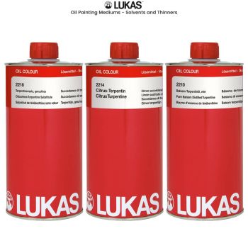 LUKAS Oil Painting Mediums - Solvents and Thinners