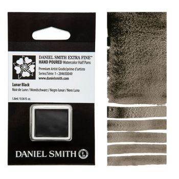 Daniel Smith Watercolor Half Pan Lunar Black