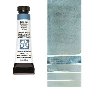 Daniel Smith Extra Fine Watercolors - Lunar Blue, 5 ml Tube