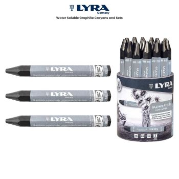 Lyra Water Soluble Graphite Crayons and Sets
