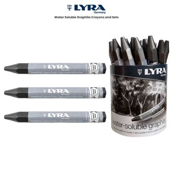 Lyra Water Soluble Graphite Crayons and Sets