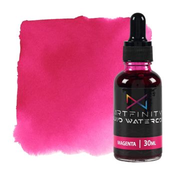 Artfinity Liquid Watercolor - Magenta, 30ml Bottle