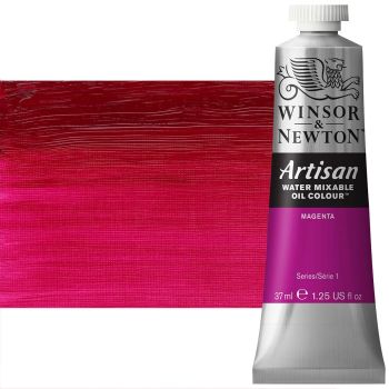Winsor & Newton Artisan Water Mixable Oil Color - Magenta, 37ml Tube