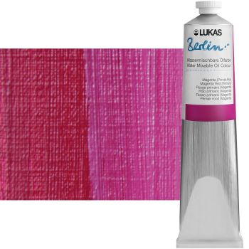 LUKAS Berlin Water Mixable Oil Magenta Primary Red 200 ml Tube