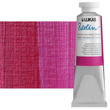 LUKAS Berlin Water Mixable Oil Magenta Red Primary 37 ml Tube