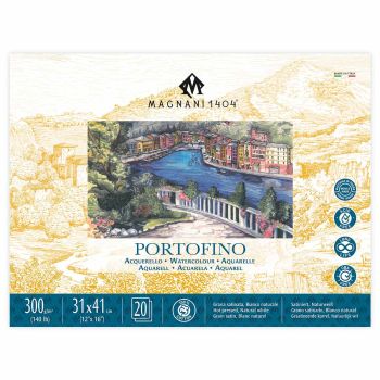 Magnani Portofino Watercolor Block 140lb Hot Press - 12" x 16"