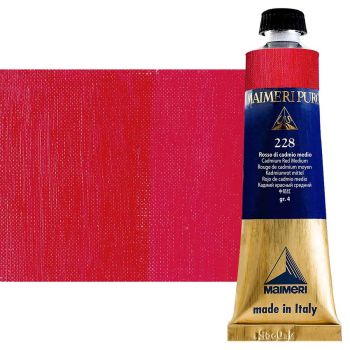 Cadmium Red Medium 40ml Maimeri Puro Oil Color
