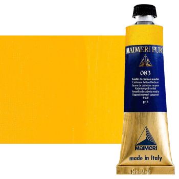 Cadmium Yellow Medium 40ml Maimeri Puro Oil Color