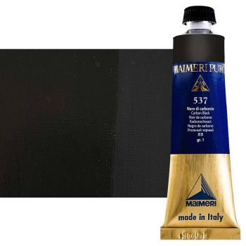 Carbon Black 40ml Maimeri Puro Oil Color