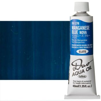 Holbein Duo Aqua Water-Soluble Oil Manganese Blue Nova 40ml Elite
