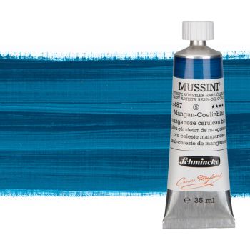 Schmincke Mussini Oil Color 35ml Tube - Manganese Cerulean Blue