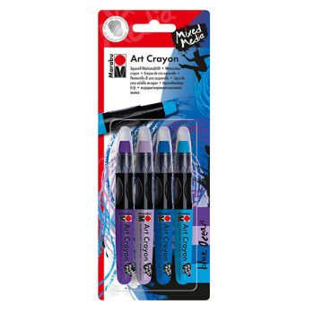 Marabu Art Crayon Blue Ocean Set
