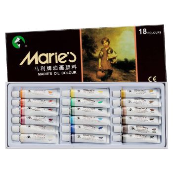 Maries ExtraFine Artists Oil Colour Set of 18