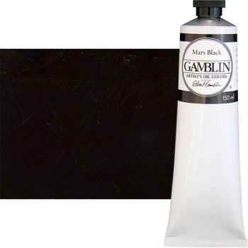 Gamblin Artist's Oil Color 150 ml Tube - Mars Black