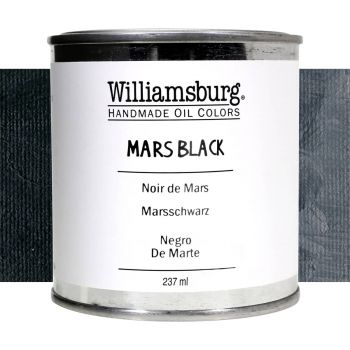 Williamsburg Oil Color 237 ml Can Mars Black