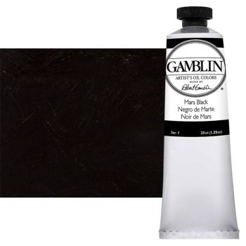 Gamblin Artist's Oil Color 37 ml Tube - Mars Black